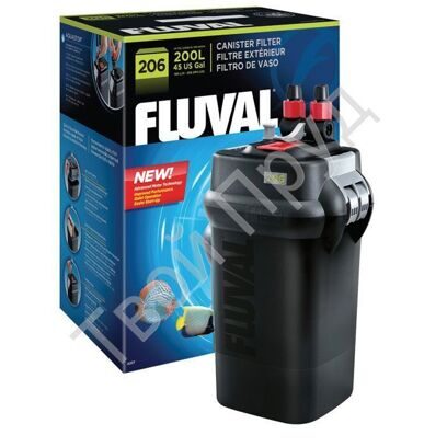 Внешний канистровый фильтр для аквариума Hagen Fluval 206